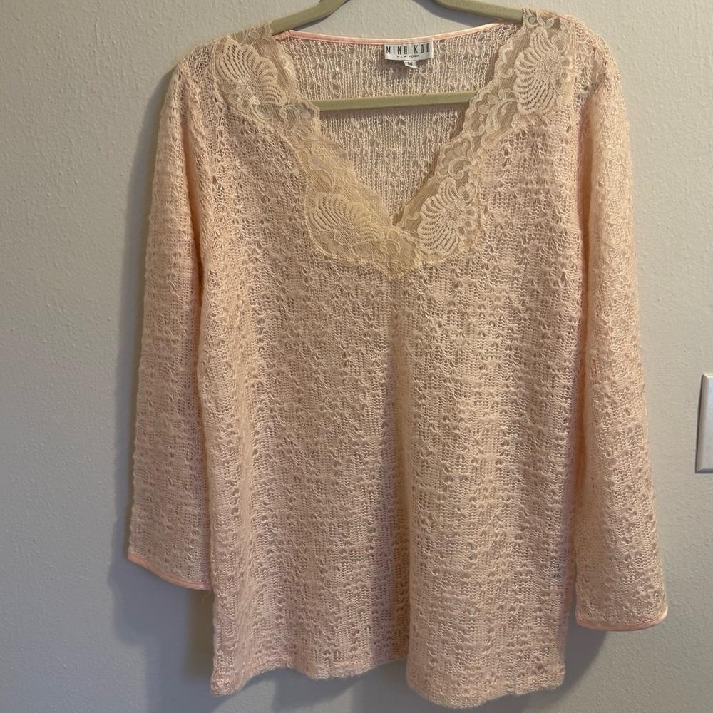 Mina Koo Vintage Mohair, Light-weight sweater!